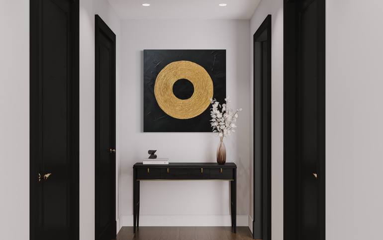Original Minimalism Geometric Painting by Kira Dolganenko