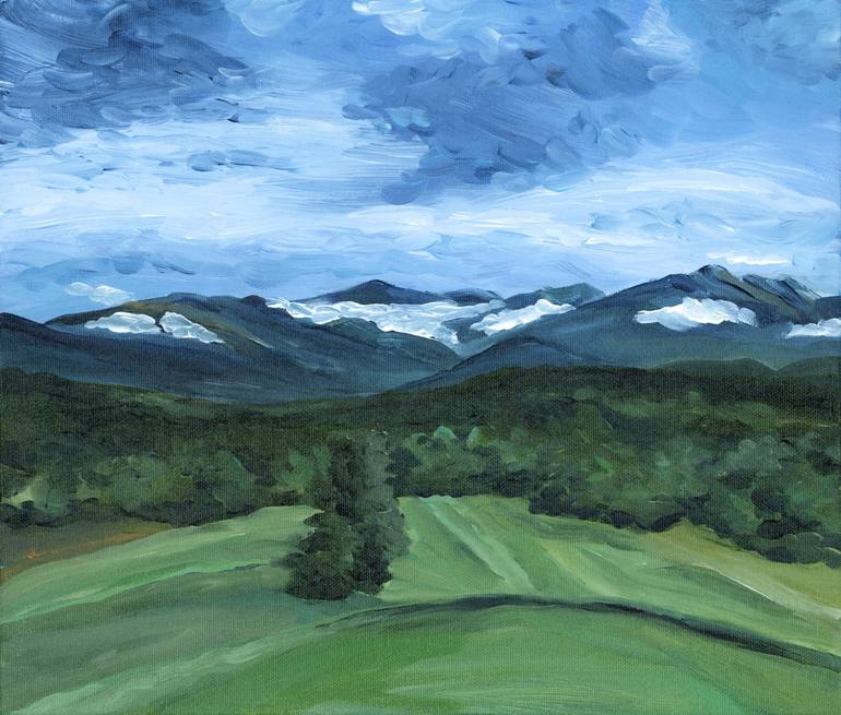 adirondack mountains painting