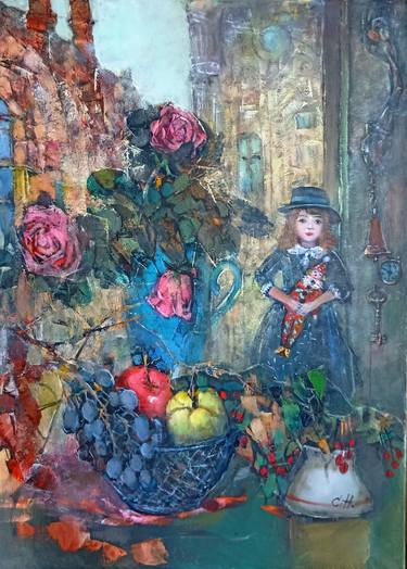 Original Impressionism Still Life Paintings by Nina Stasiukova