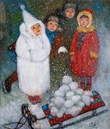 Kids and snow thumb