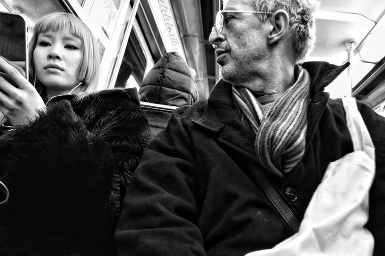 Original Travel Photography by Fabiolla Loureiro | Other Art on Other | La Belle (Paris metro)