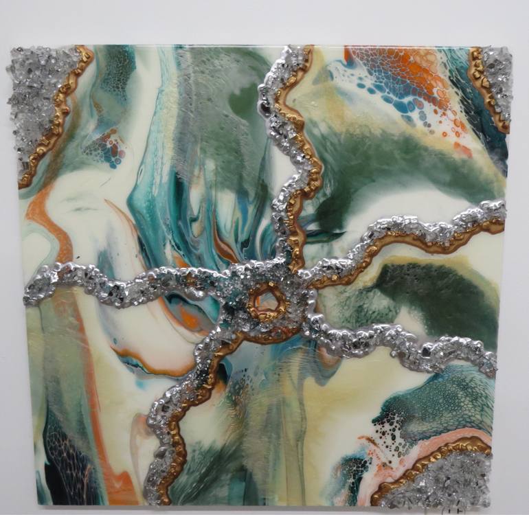 Original Contemporary Abstract Mixed Media by J A Jones