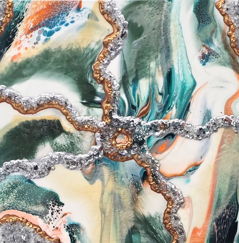 Original Contemporary Abstract Mixed Media by J A Jones