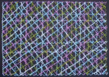 Original Expressionism Patterns Painting by Simon Crowther