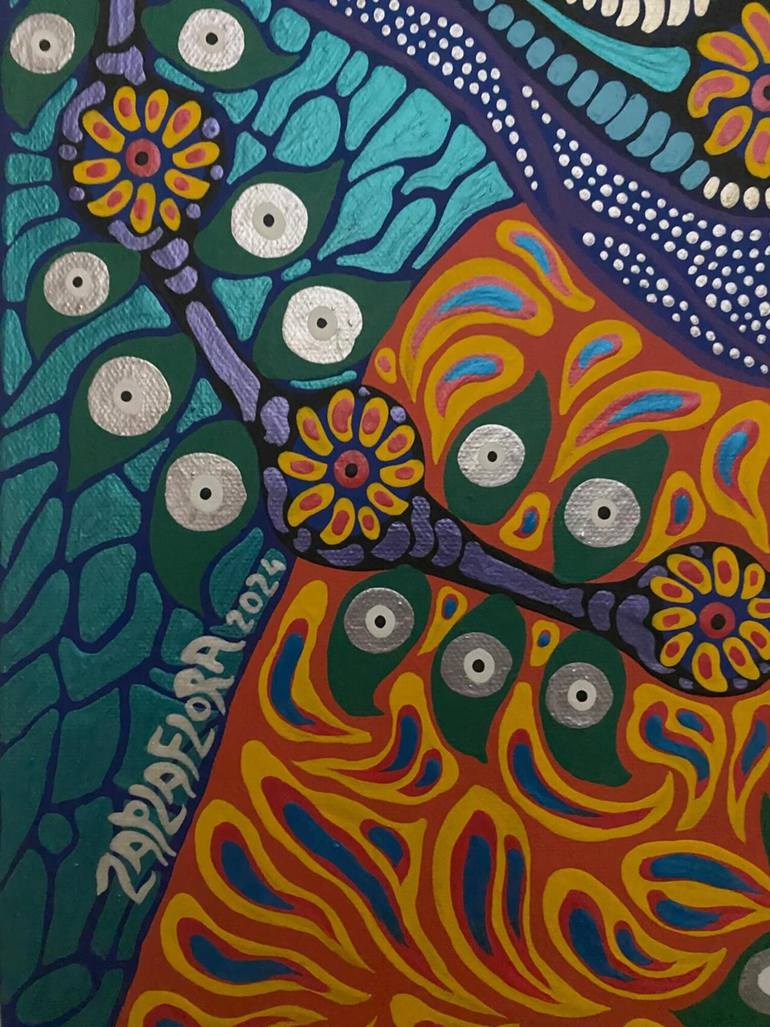 Original Contemporary Classical Mythology Painting by Zaplaflora Jesús Torres