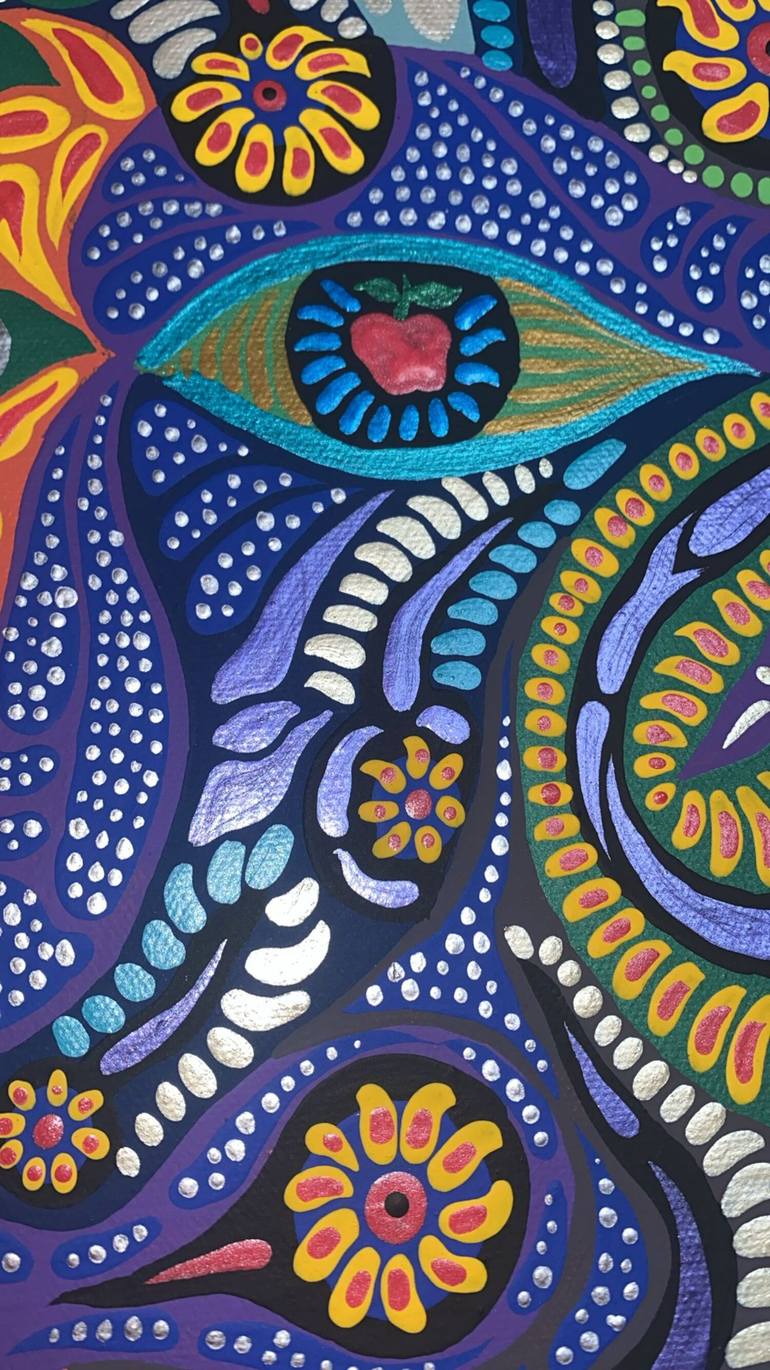 Original Contemporary Classical Mythology Painting by Zaplaflora Jesús Torres