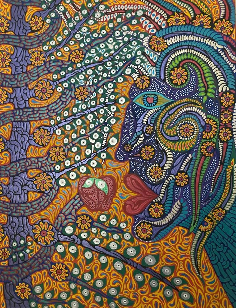 Original Contemporary Classical Mythology Painting by Zaplaflora Jesús Torres
