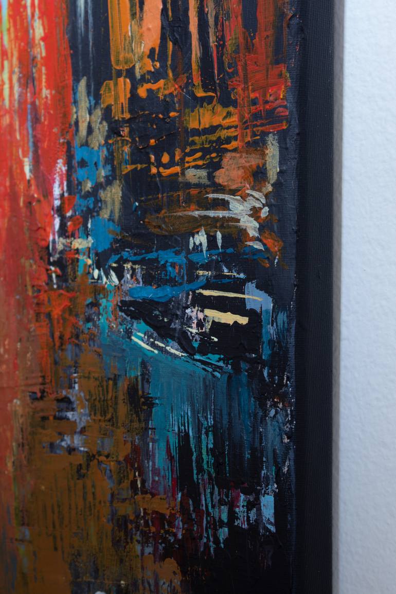 Original Abstract Cities Painting by Ninety-Second Studio