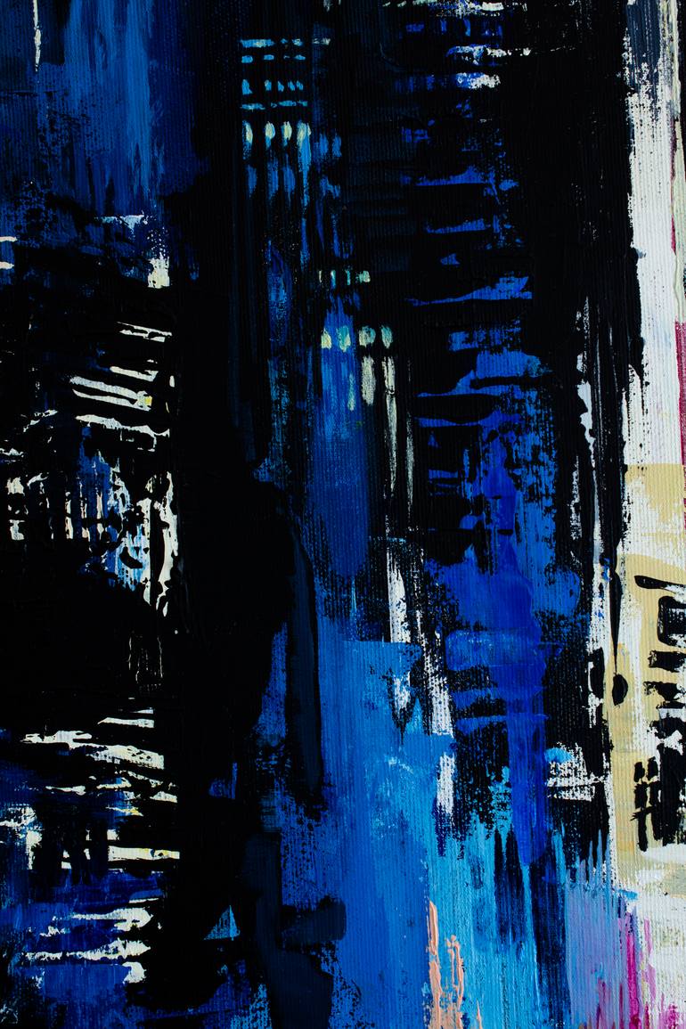 Original Abstract Cities Painting by Ninety-Second Studio