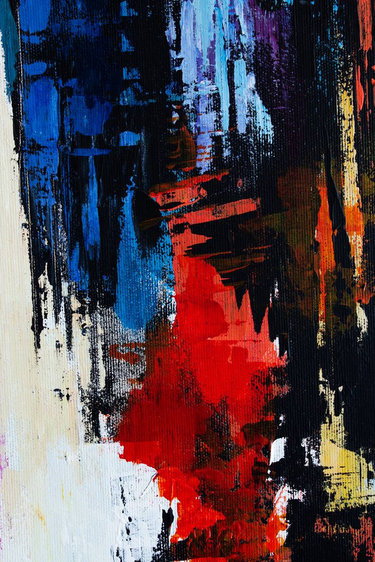 Original Abstract Cities Painting by Ninety-Second Studio