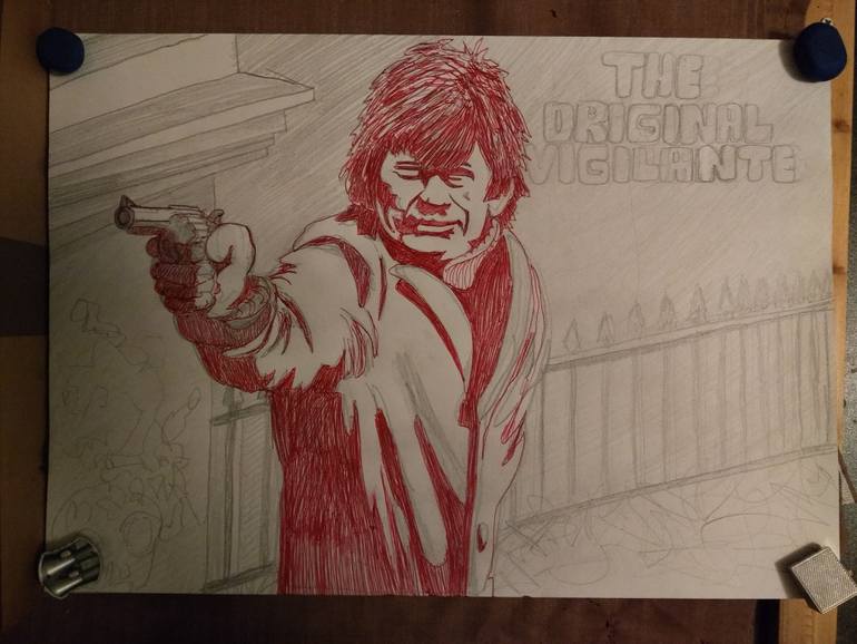 Original Illustration Cinema Drawing by Zooperartz Drawings