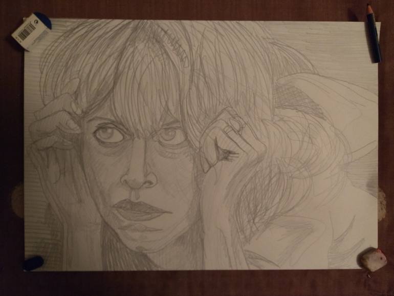 Original Illustration Women Drawing by Zooperartz Drawings