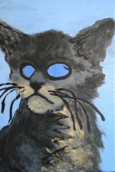 Print of Illustration Cats Paintings by funkee funkeeartist