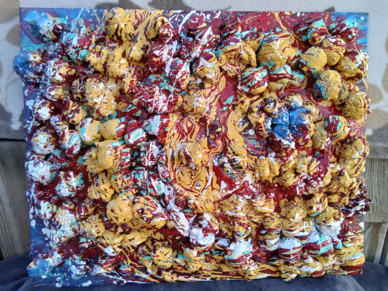 Original Abstract Expressionism Food & Drink Painting by Mark Sondgeroth