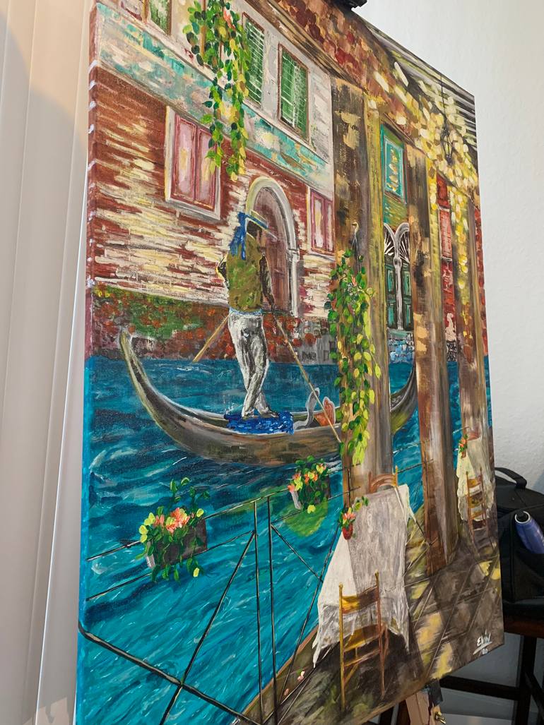 Original Other Cities Painting by Elvin Egon Gonzalez