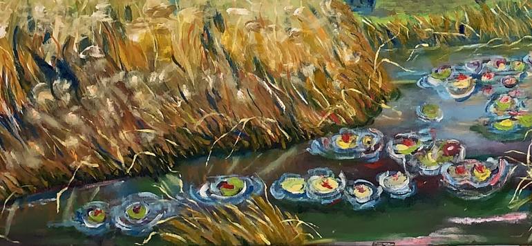 Original Impressionism Landscape Painting by Elvin Egon Gonzalez