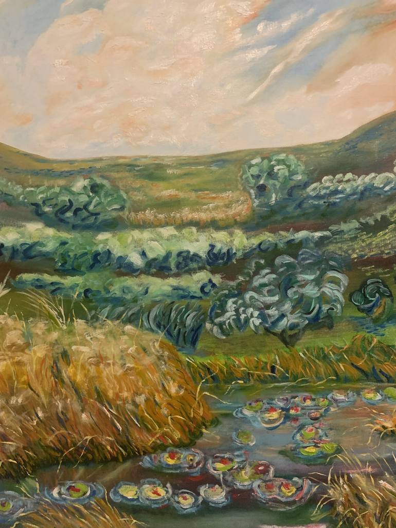 Original Landscape Painting by Elvin egon gonzalez