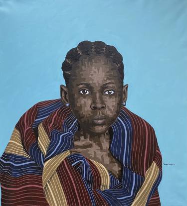 Print of Figurative Portrait Paintings by Oluwatobiloba Fasalejo