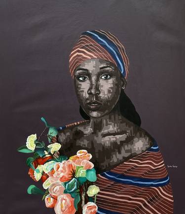 Print of Realism Women Paintings by Oluwatobiloba Fasalejo