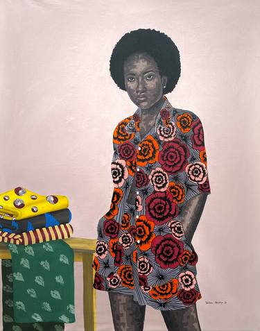 Print of Expressionism Women Paintings by Oluwatobiloba Fasalejo
