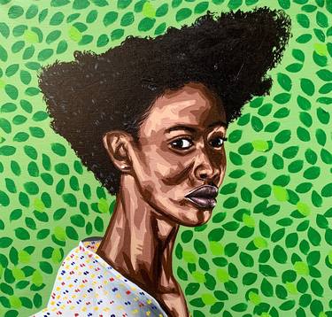Original Abstract Expressionism Women Paintings by Oluwatobiloba Fasalejo