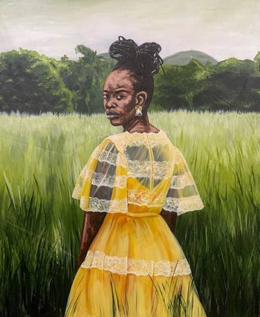 Original Women Paintings by Oluwatobiloba Fasalejo