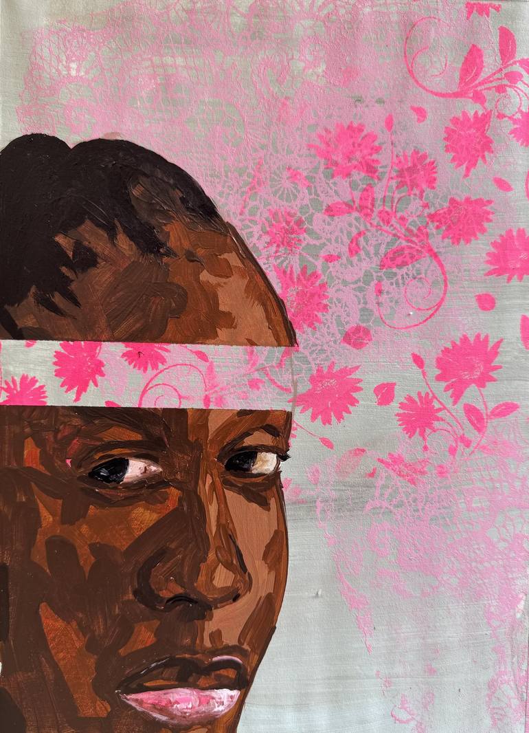 Print of Abstract Expressionism Women Paintings by Oluwatobiloba Fasalejo