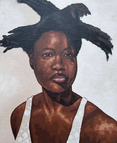 Original Abstract Expressionism Women Paintings by Oluwatobiloba Fasalejo