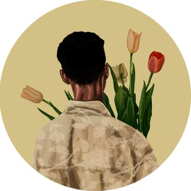 Original Abstract Men Paintings by Oluwatobiloba Fasalejo