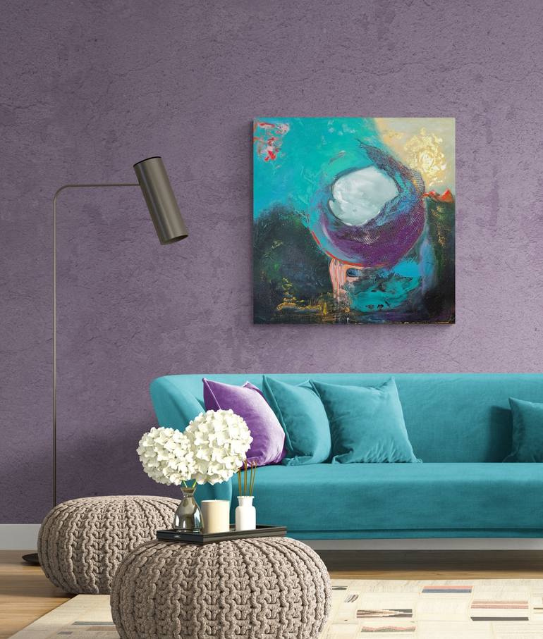 Original Abstract Painting by Özlem Keser