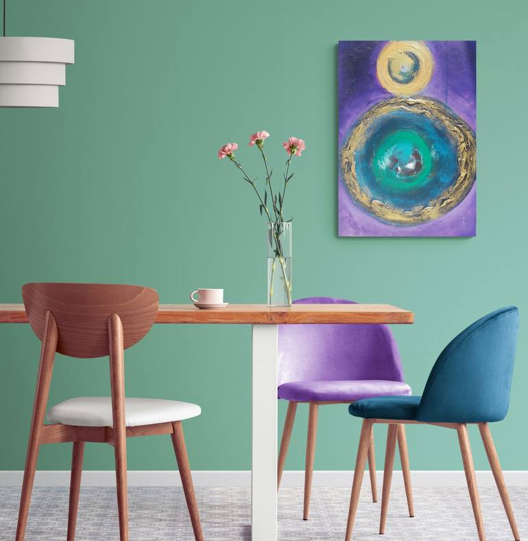 Original Fine Art Abstract Painting by Özlem Keser