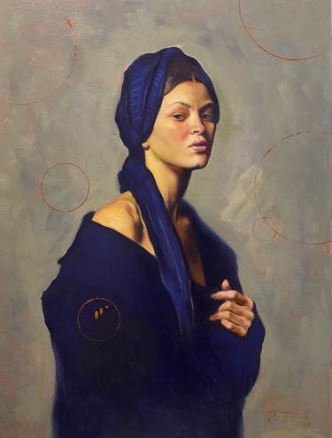 Original Portraiture Women Paintings by Nikola Trenov
