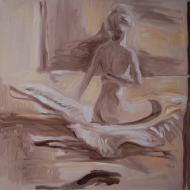 Original Expressionism Nude Paintings by Norbert Mauritius