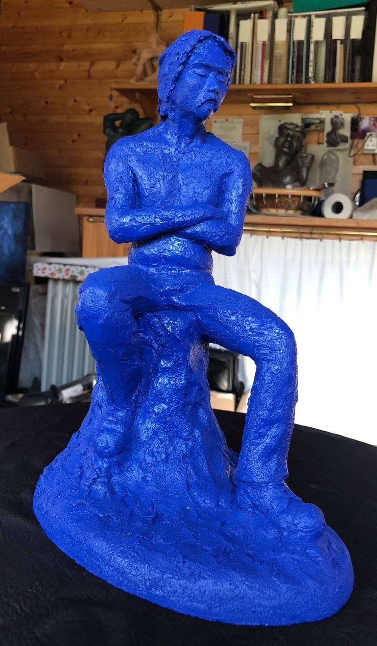 Original Figurative Men Sculpture by Zuzu Sahillioglu