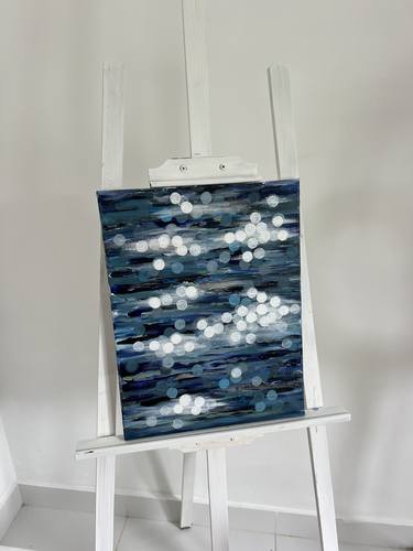 Bokeh blue ocean interior painting thumb
