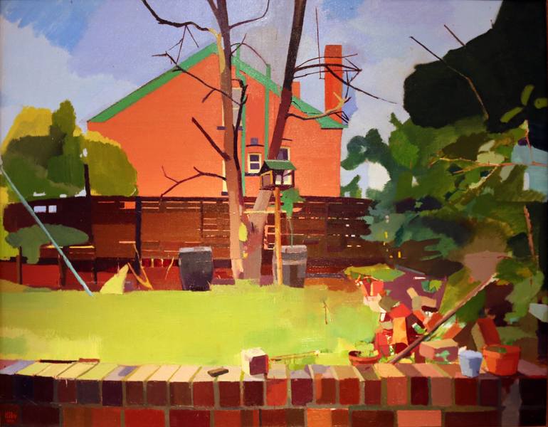 Cartesian Landscape Painting by Hay Saatchi Art