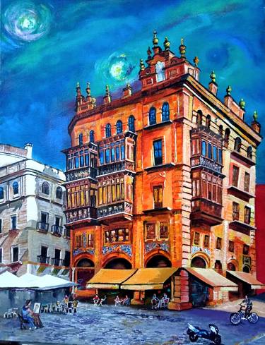 Original Conceptual Architecture Paintings by Aqil Shahzad