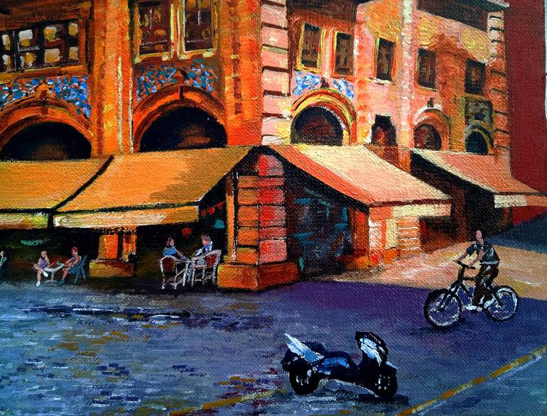 Original Conceptual Architecture Painting by Aqil Shahzad