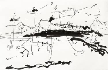 Original Abstract Expressionism Abstract Drawings by John Collamore