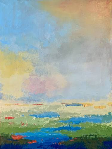 Original Abstract Landscape Paintings by Karen Jeffrey