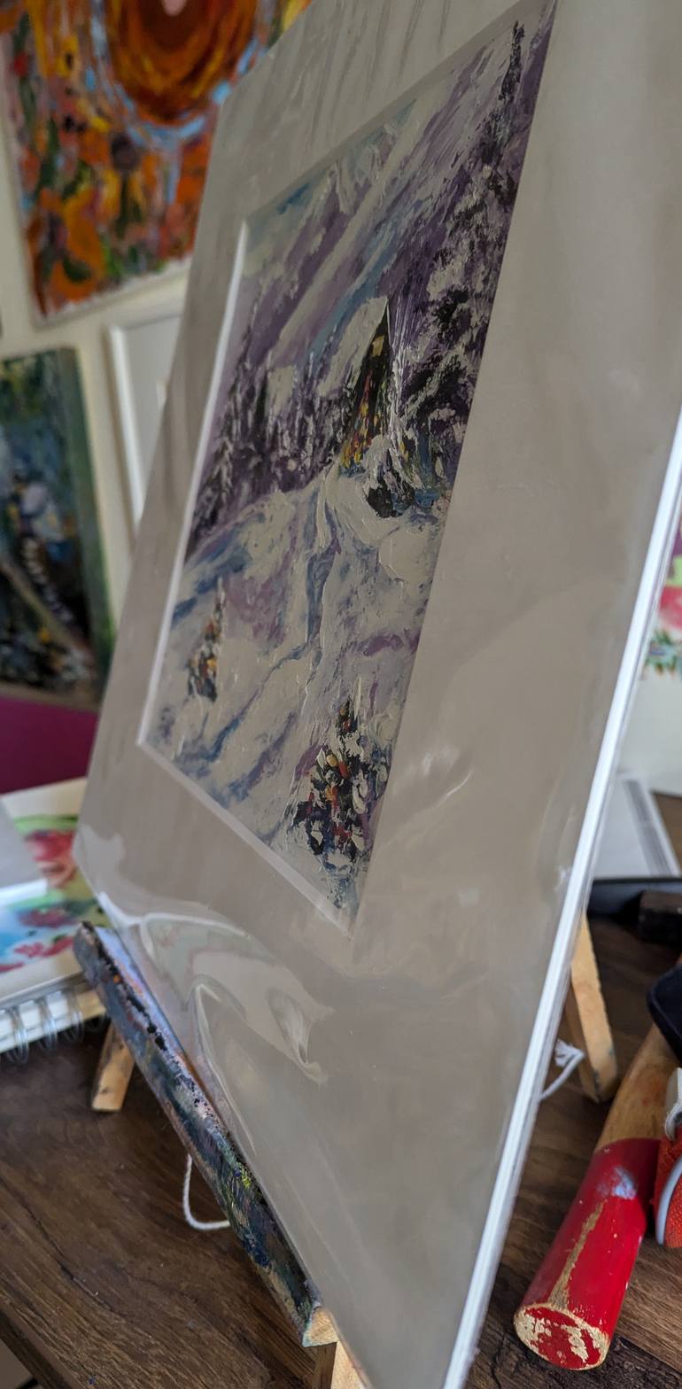 Original Expressionism Landscape Painting by Ellen Frischbutter