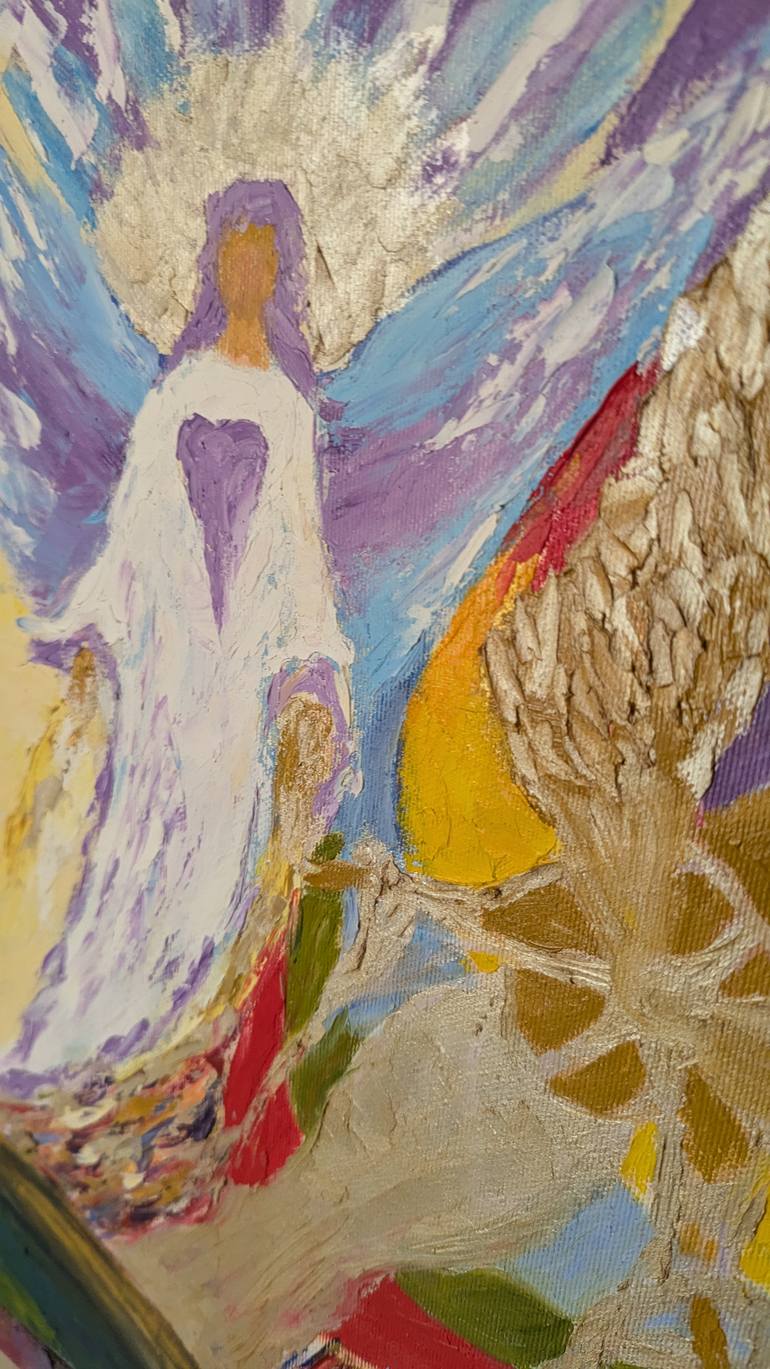 Original Conceptual Abstract Painting by Ellen Frischbutter