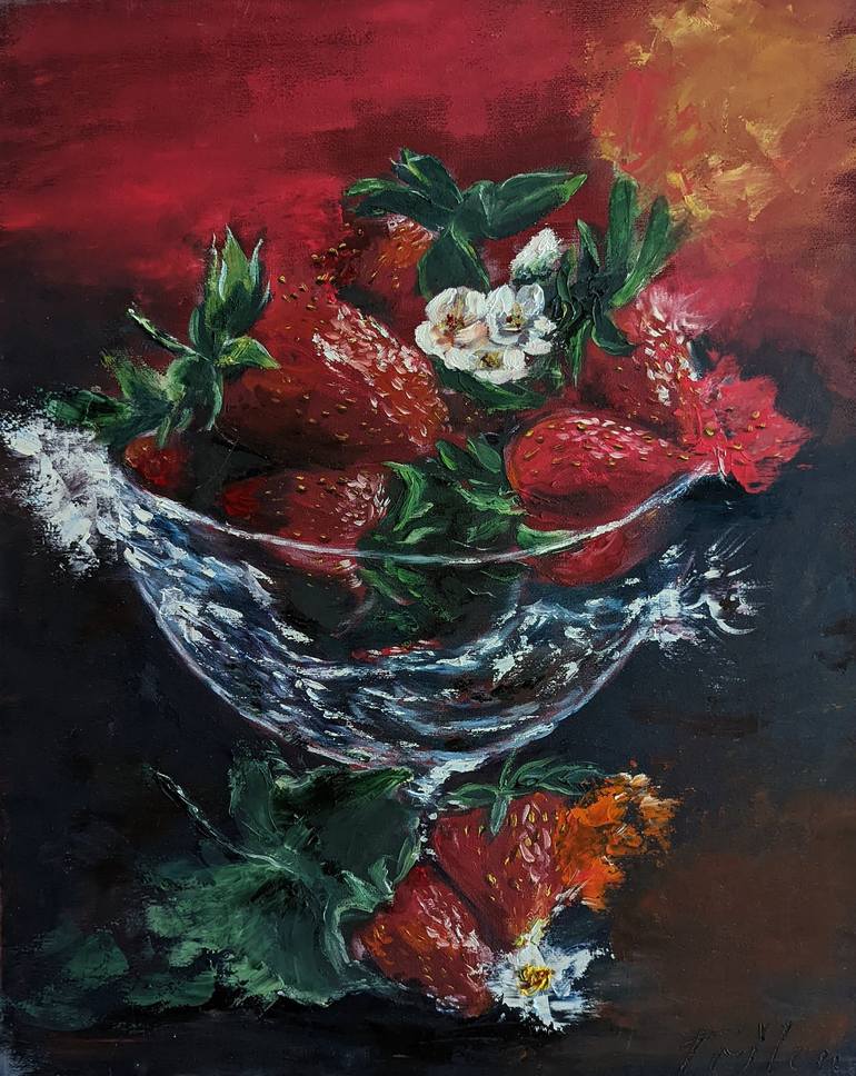 Print of Expressionism Food Paintings by Ellen Frischbutter
