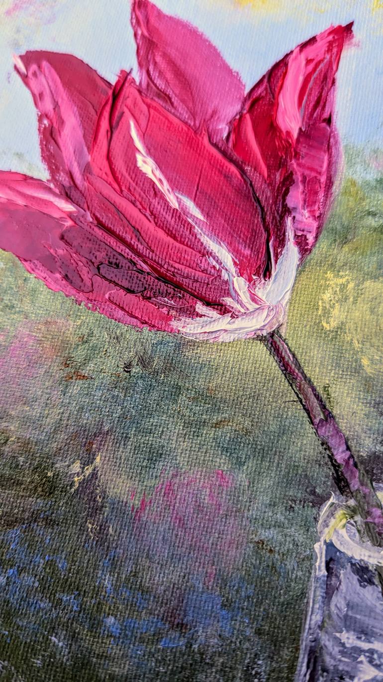 Original Expressionism Botanic Painting by Ellen Frischbutter