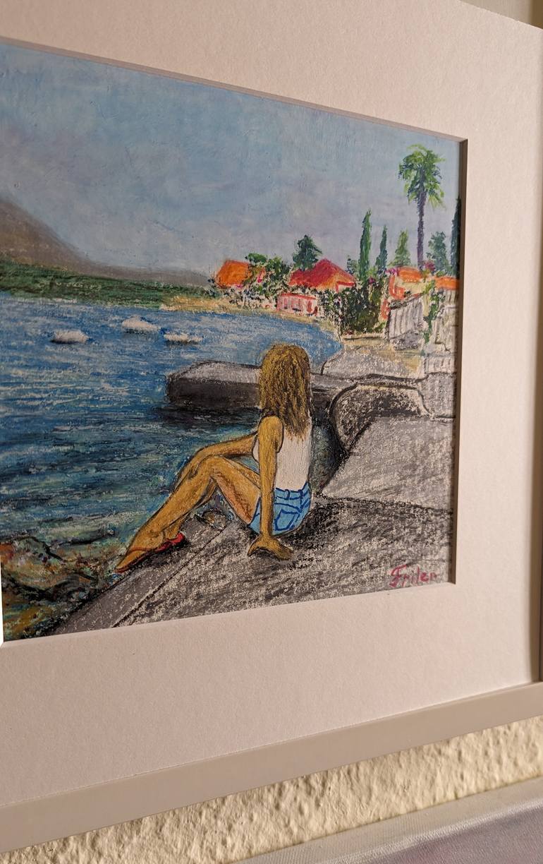 Original Conceptual Landscape Painting by Ellen Frischbutter