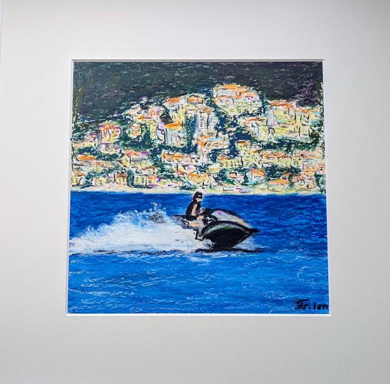 Original Contemporary Seascape Painting by Ellen Frischbutter