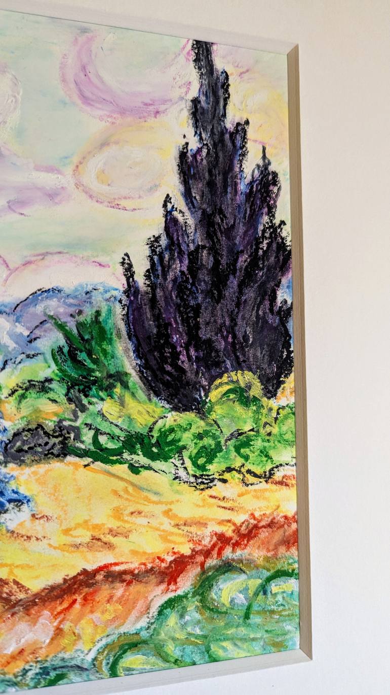 Original Impressionism Landscape Painting by Ellen Frischbutter