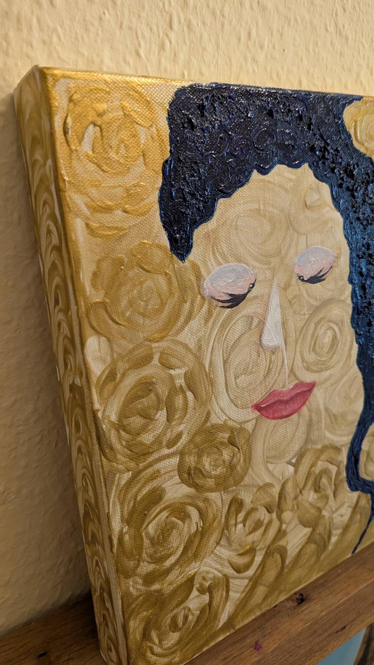 Original Symbolism Abstract Painting by Ellen Frischbutter