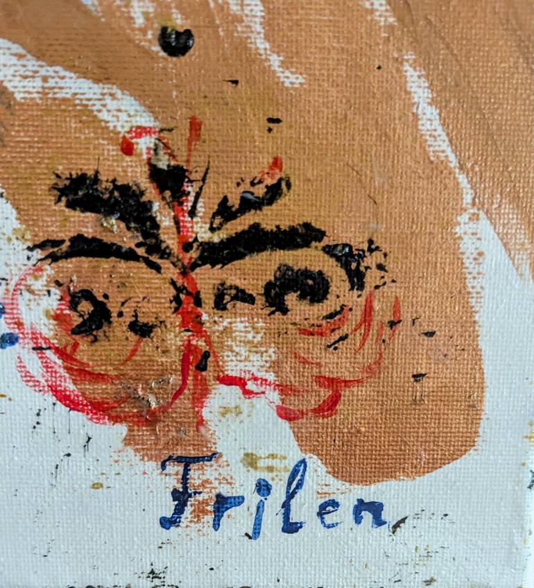 Original Abstract Body Painting by Ellen Frischbutter