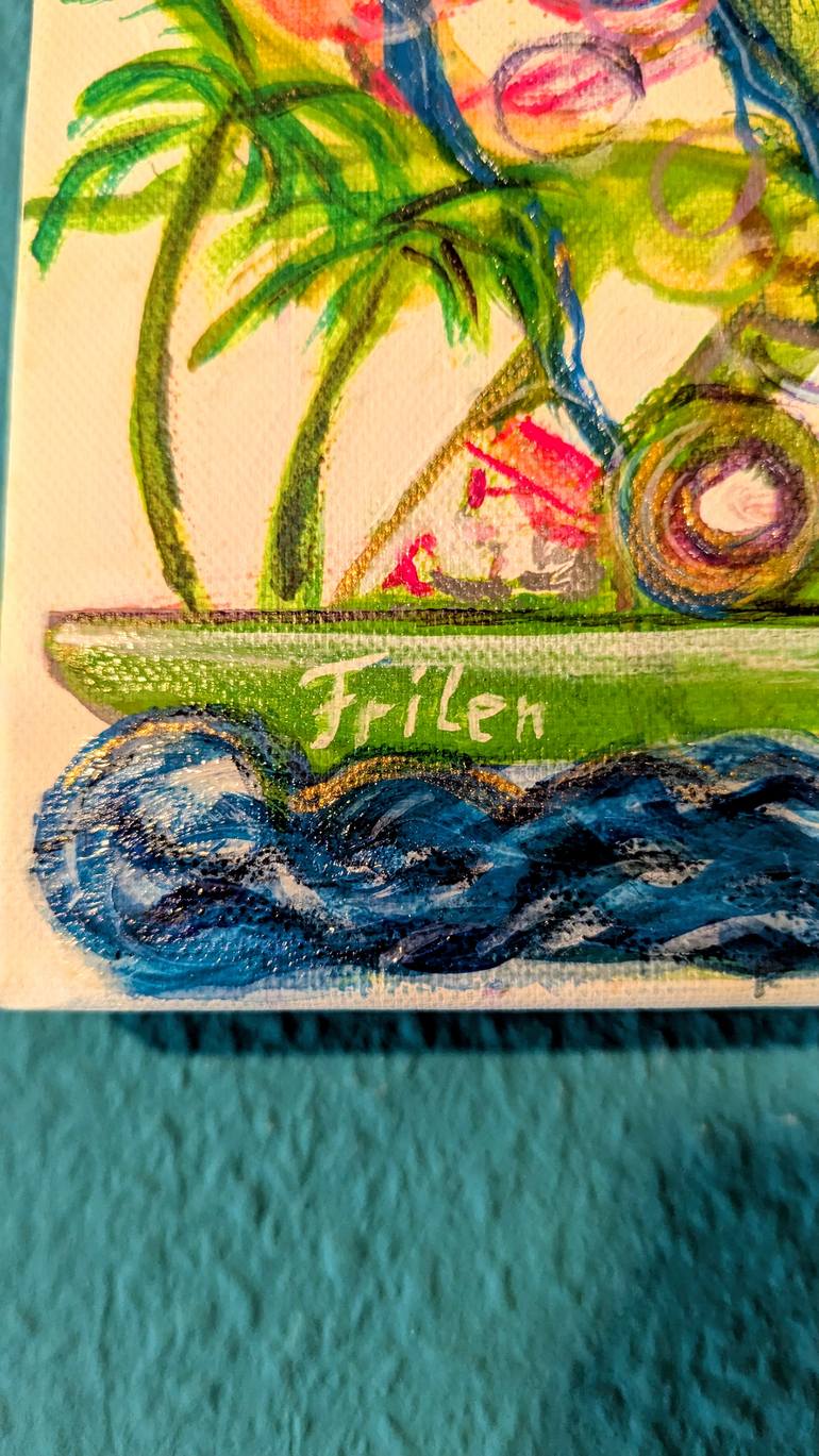 Original Conceptual Abstract Painting by Ellen Frischbutter